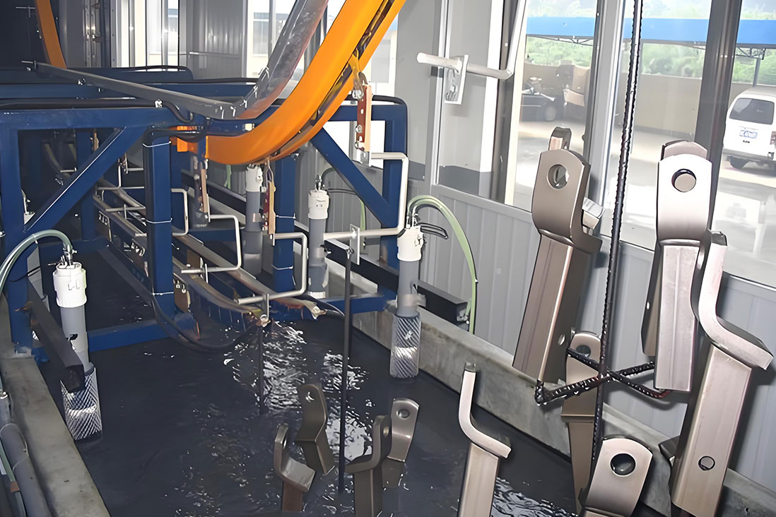 電気泳動生産ライン