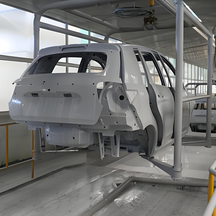 自動車用電気泳動生産ライン